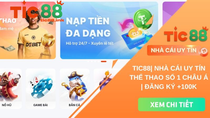 Các Môn Thể Thao Và Sự Kiện Cá Cược Chủ Đạo Tại TIC88