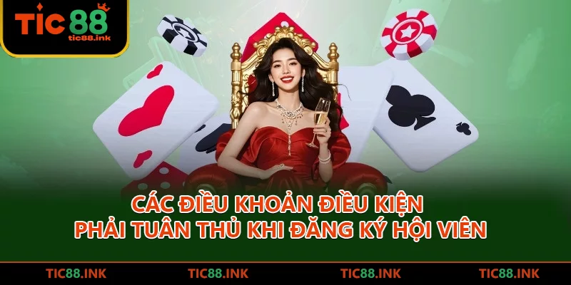 Điều Khoản Điều Kiện TIC88 Áp Dụng Mới Nhất Năm 2026 1 Các Điều khoản điều kiện TIC88 phải tuân thủ khi đăng ký hội viên